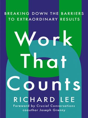 cover image of Work That Counts